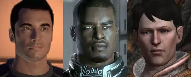 Кайден Аленко (Mass Effect), Якоб Тейлор (Mass Effect 2), Карвер (Dragon Age II).