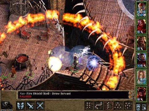 [Baldur’s Gate 2] На скриншоте: Огненный эффект