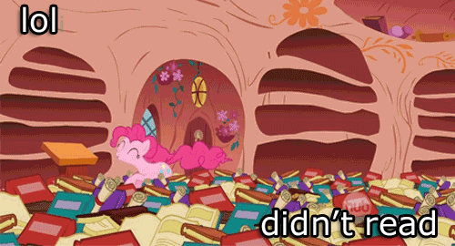 My Little Pony: lol, didn't read.