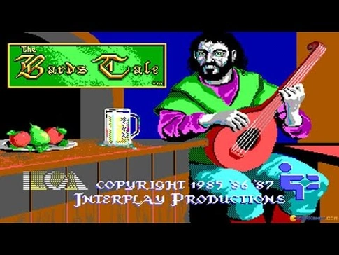 [The Bard's Tale] На скриншоте: Начальный экран версии для DOS.