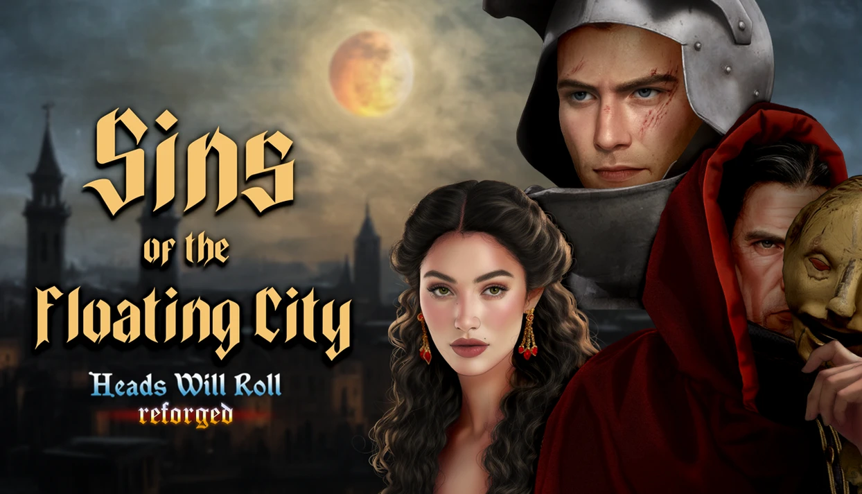 Гибрид CYOA и ролевой игры Heads Will Roll: Reforged получит четвёртое дополнение «Грехи Города Масок»